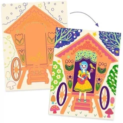 Djeco Kraskaarten Wacky Houses 5-8Jr
