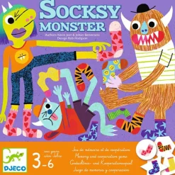 Djeco Memorie En Samenwerkingsspel Socksy Monster