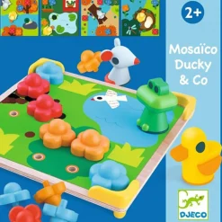 Djeco Mozaiek Puzzel Mosaico Ducky & Co