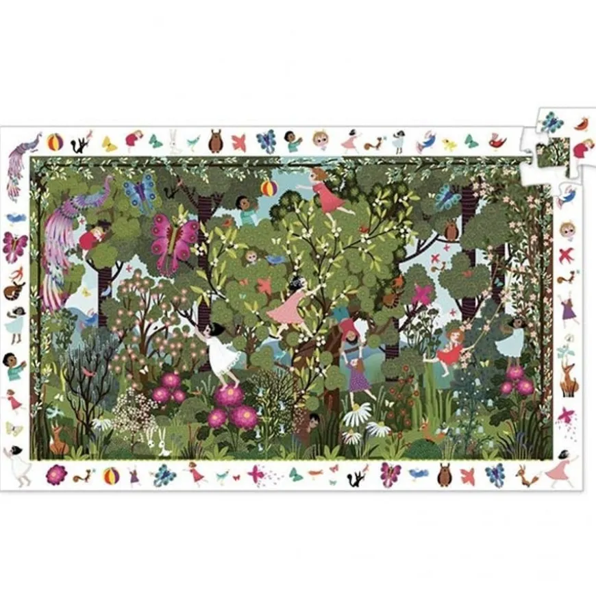 Djeco Observatie Puzzel Garden Play Time 100 Stukjes