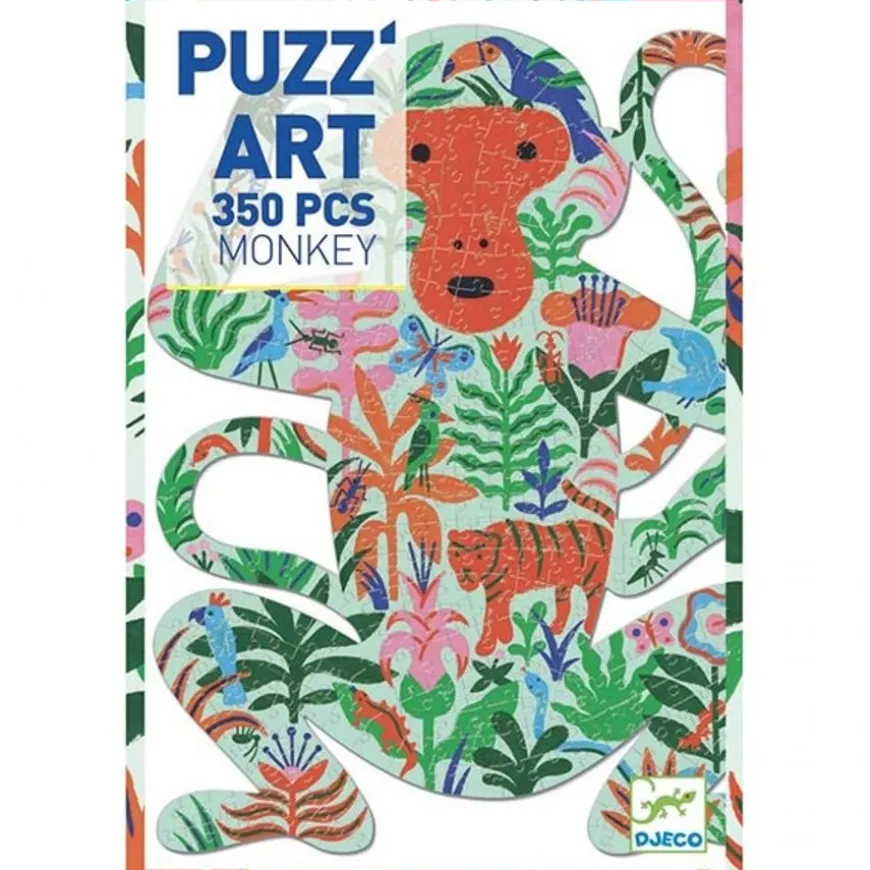 Djeco Puzzel Art Aap 350 Stukjes