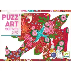 Djeco Puzzel Art Vogel 500 Stukjes