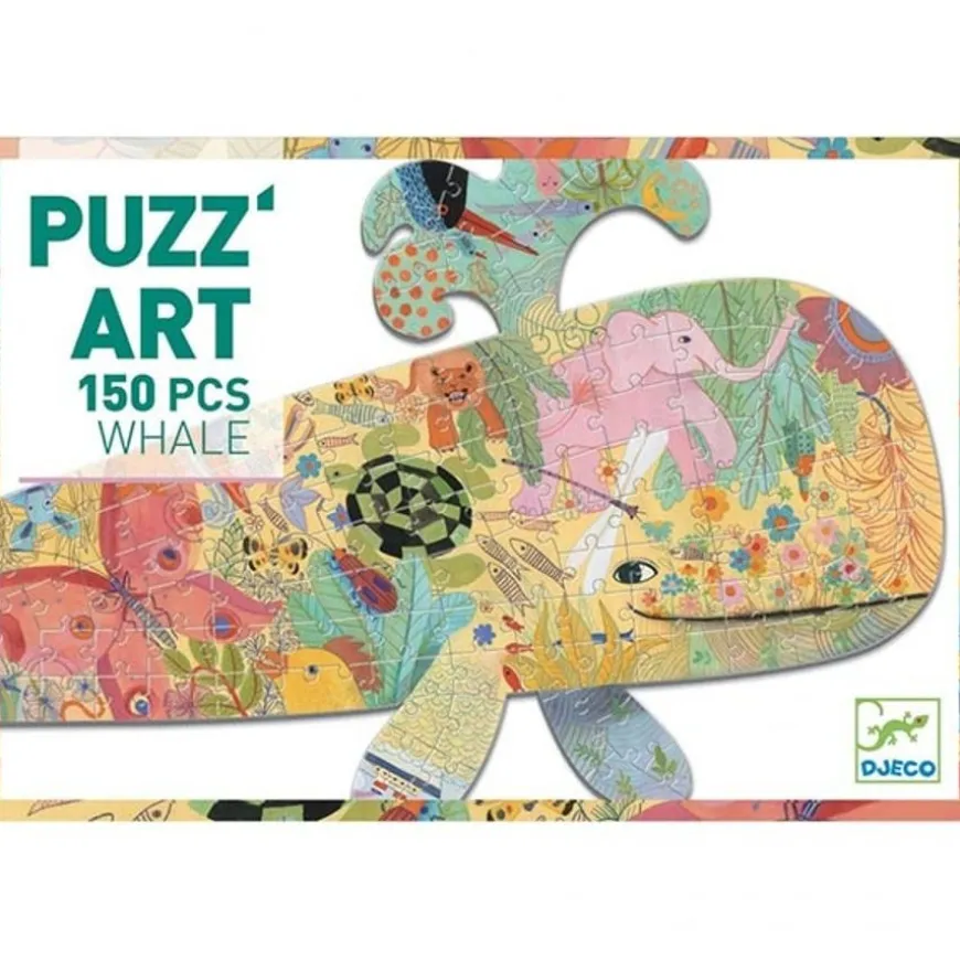 Djeco Puzzel Art Walvis 150 Stukjes