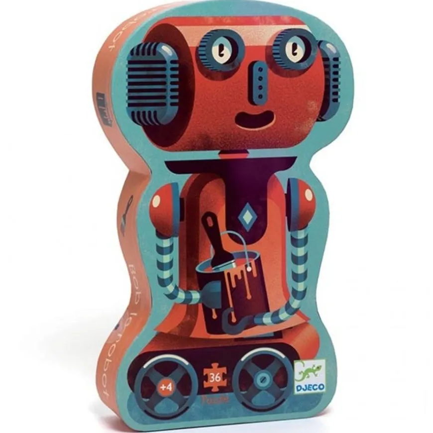 Djeco Puzzel Bob De Robot 36 Stukjes