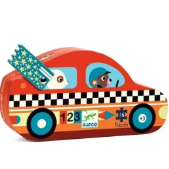 Djeco Puzzel De Raceauto 16 Stukjes