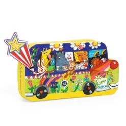 Djeco Puzzel De Regenboogbus 16 Stukjes