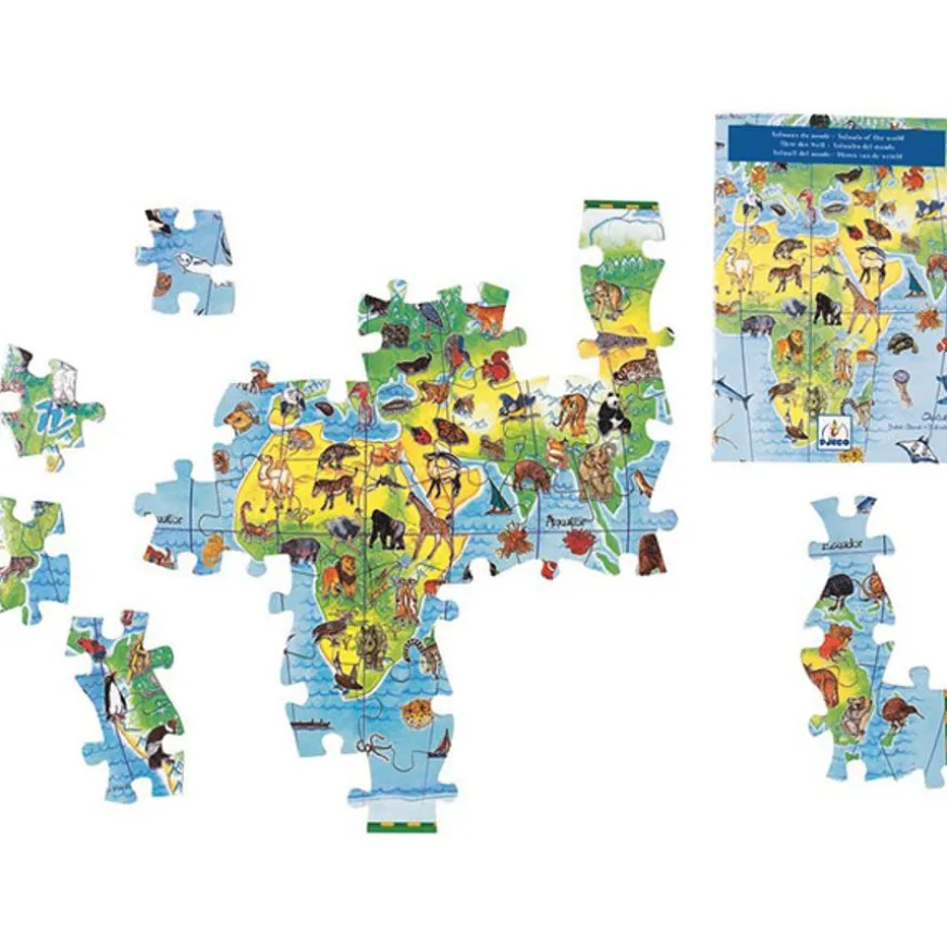 Djeco Puzzel Dieren Van De Wereld 100St
