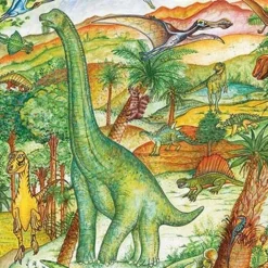 Djeco Puzzel Dinosaurus 100St