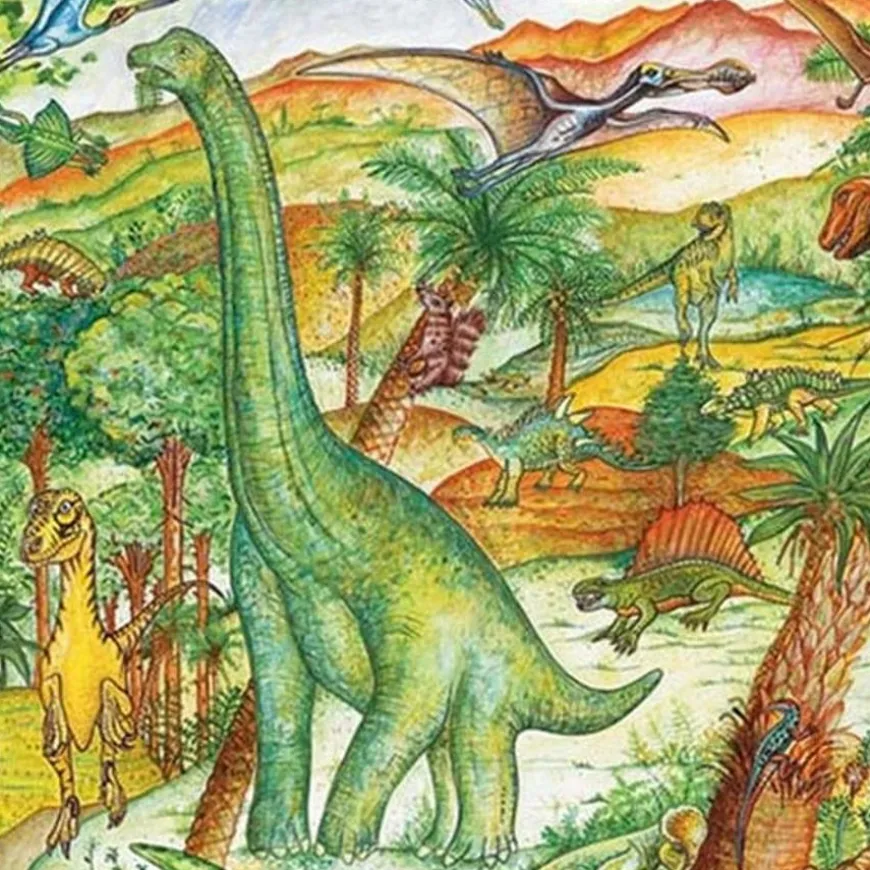 Djeco Puzzel Dinosaurus 100St