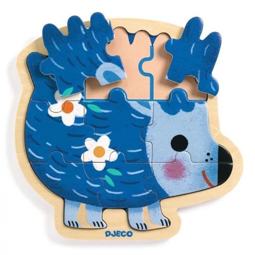 Djeco Puzzel Egel Kipic 9 Stukjes