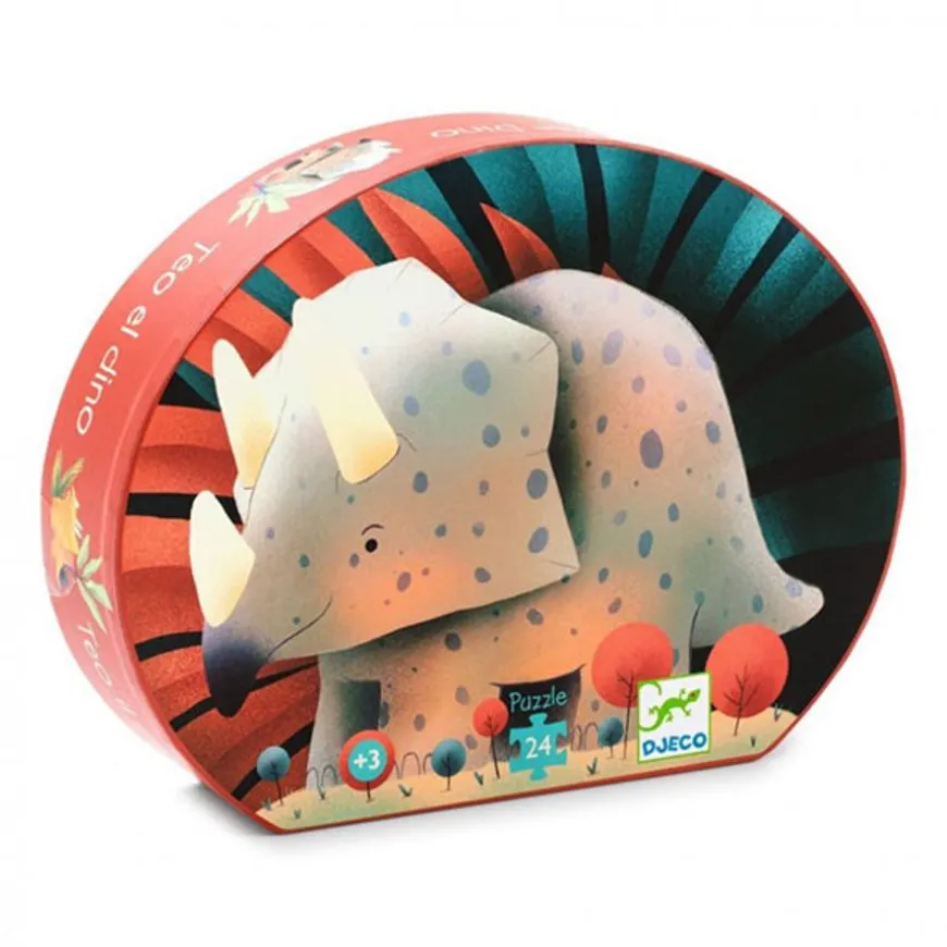 Djeco Puzzel Teo De Dino 24 Stukjes