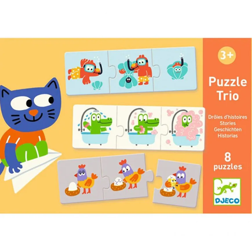 Djeco Puzzel Trio Verhaaltjes +3Jr