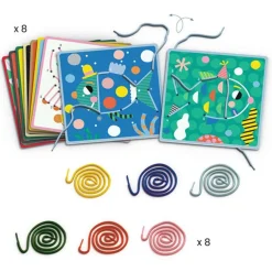 Djeco Rijgkaarten Dot-To-Dot +4 Jr
