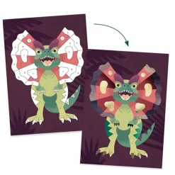 Djeco Schilderijtjes Metalliseren Dinosaurussen +6Jr