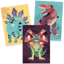 Djeco Schilderijtjes Metalliseren Dinosaurussen +6Jr