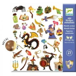 Djeco Stickers Middeleeuwen 160 Stuks