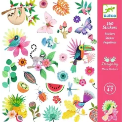 Djeco Stickers Paradijs 160 Stuks