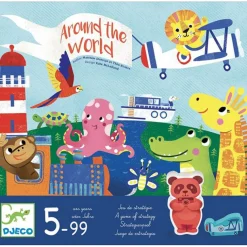 Djeco Strategiespel Around The World +6 Jr