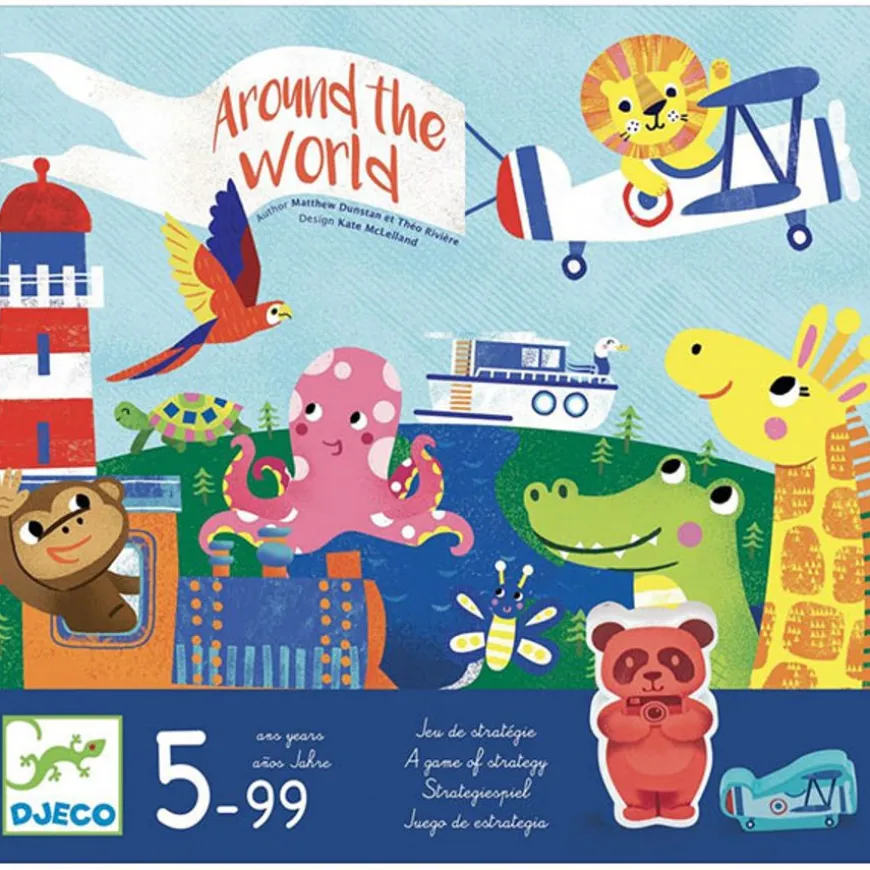 Djeco Strategiespel Around The World +6 Jr
