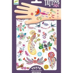 Djeco Tattoos Bright Birds +3Jr