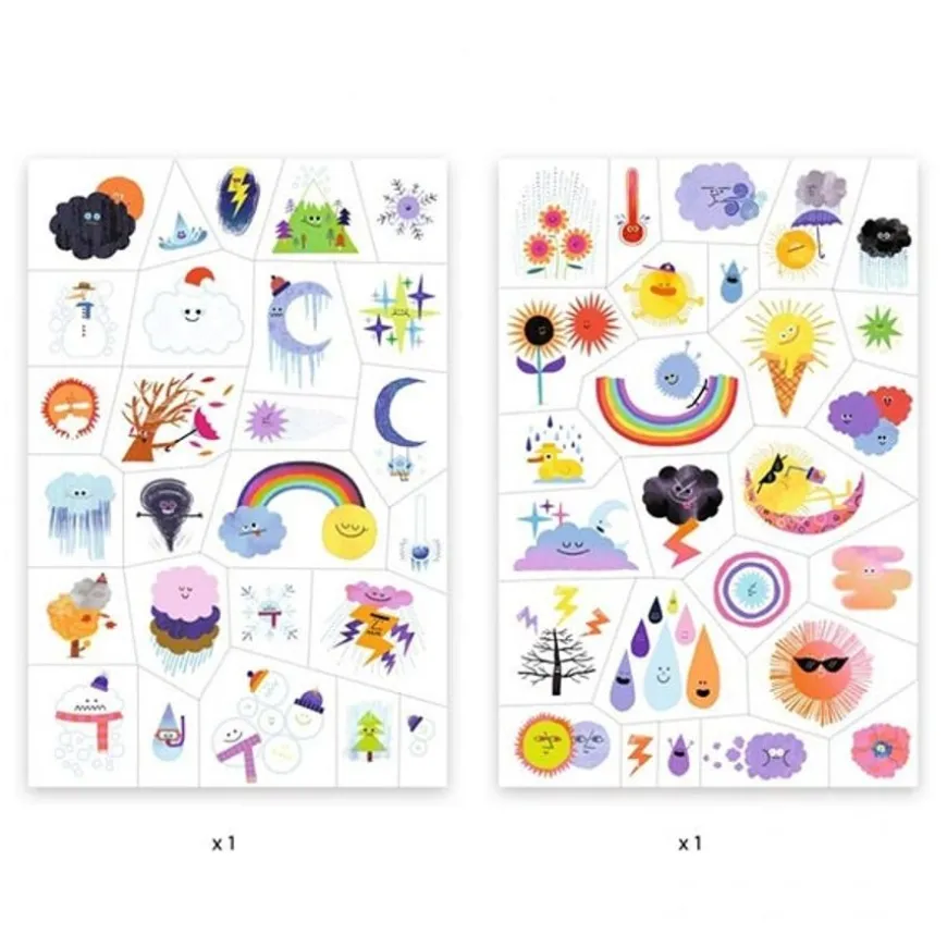 Djeco Tattoos Weer Emoji'S +3Jr