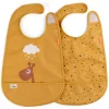 Done By Deer Slabbetje Set Van 2 - Raffi Mustard