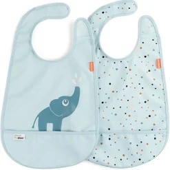 Done By Deer Slabbetje Set Van 2 - Elphee Blue