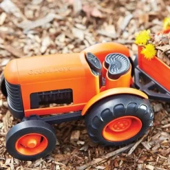 Green Toys Tractor Oranje