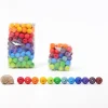 Grimm'S 60 Houten Kralen Regenboog