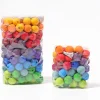 Grimm'S 120 Kleine Houten Kralen Regenboog