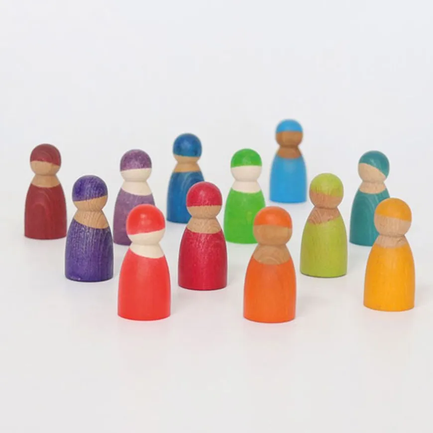 Grimm'S Regenboog Vrienden 12 Stuks