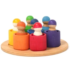 Grimm'S Zeven Regenboog Vriendjes In Kommetjes