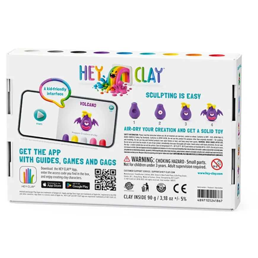 Hey Clay Boetseerklei Aliens: Muzon, Volcano, Bigfoot