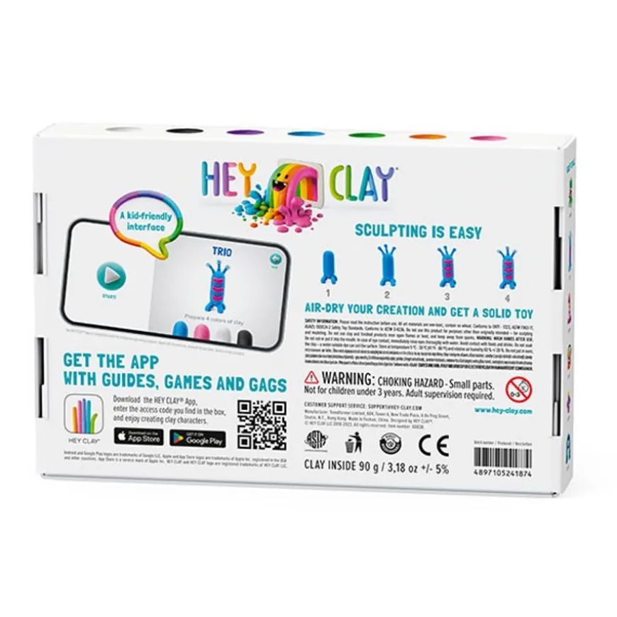 Hey Clay Boetseerklei Aliens: Burger, Trio, Scorpio