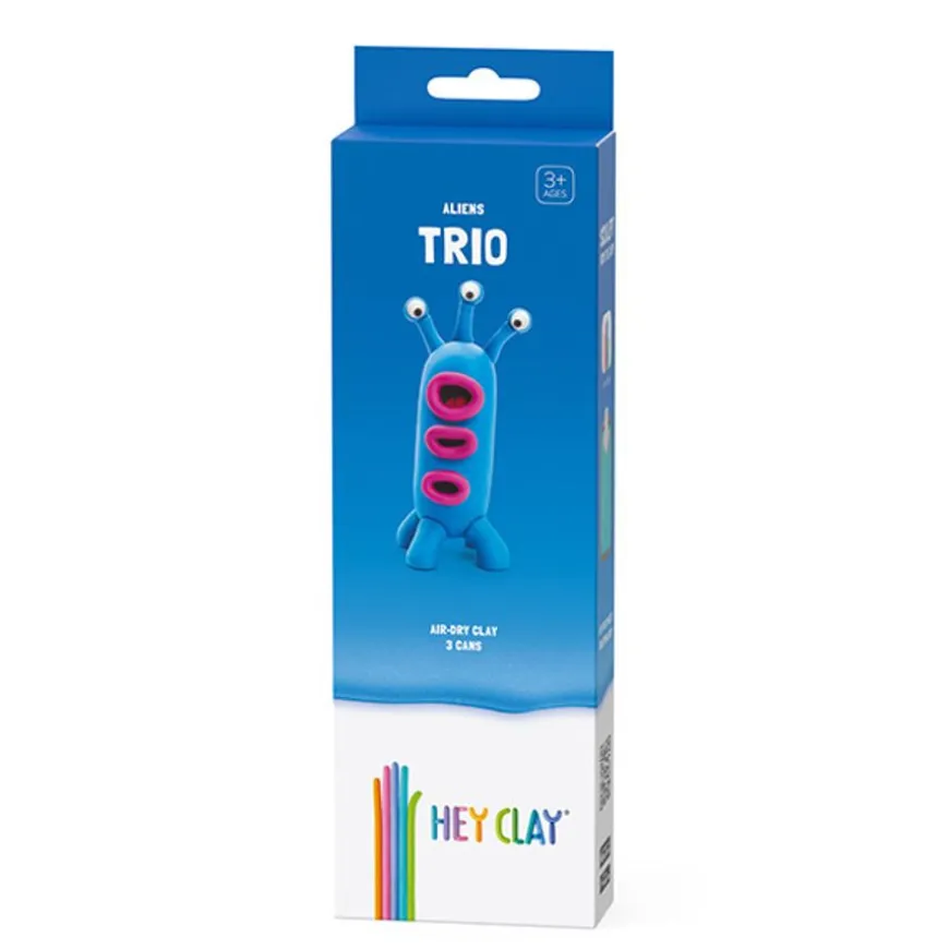 Hey Clay Boetseerklei Alien: Trio
