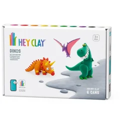 Hey Clay Boetseerklei Dino'S: Pterodactylus, Triceratops, Tyrannosaurus
