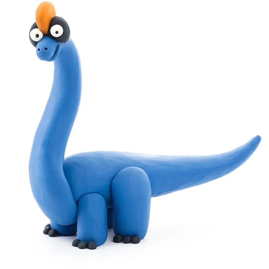 Hey Clay Boetseerklei Dino'S: Stegosaurus, Pachycephalosaurus, Brachiosaurus