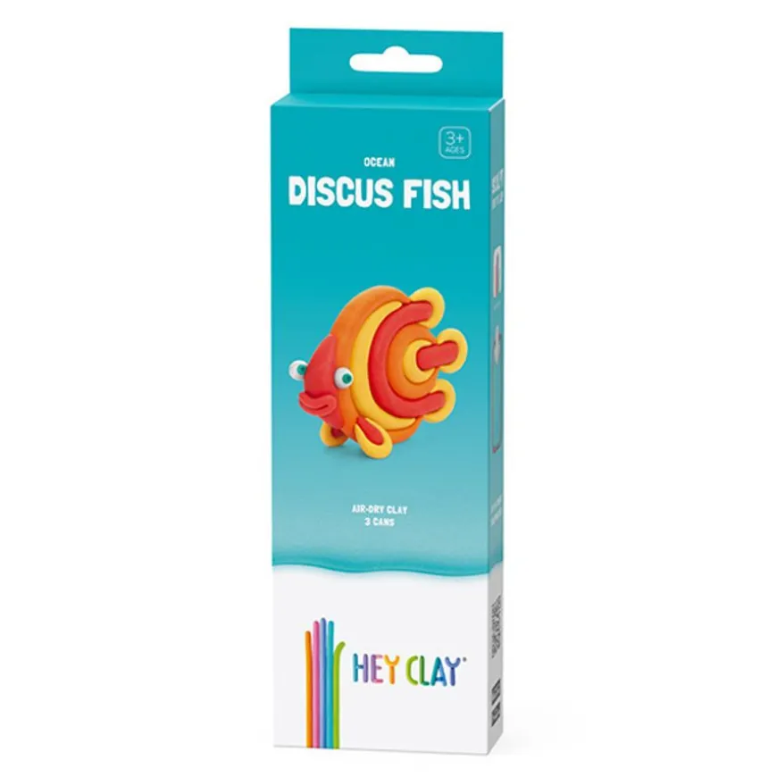 Hey Clay Boetseerklei Oceaan: Discusvis