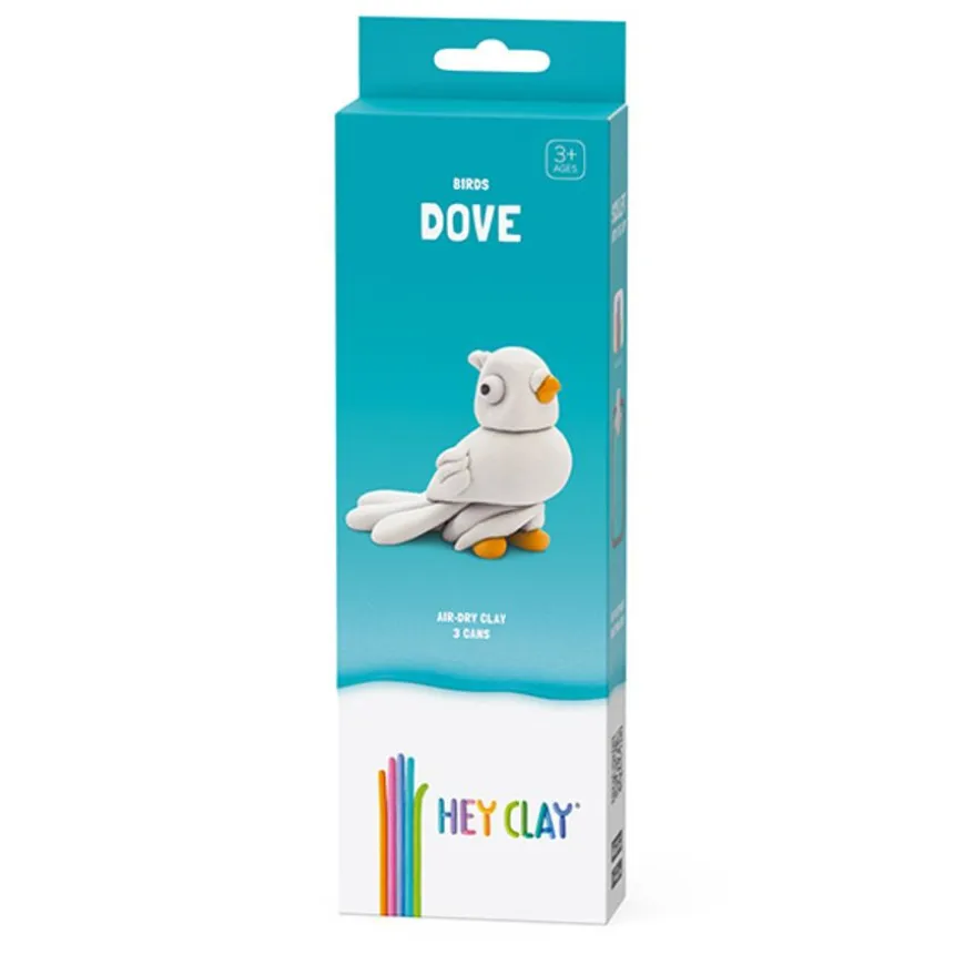 Hey Clay Boetseerklei Vogel: Duif
