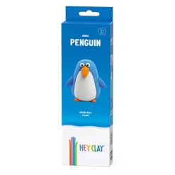 Hey Clay Boetseerklei Vogel: Pinguin