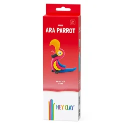 Hey Clay Boetseerklei Vogel: Papegaai