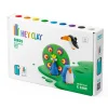 Hey Clay Boetseerklei Vogels: Toekan, Pinguin, Pauw