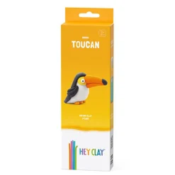 Hey Clay Boetseerklei Vogel: Toekan