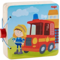 Houten Babyboek Brandweer - Haba