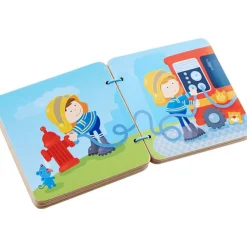 Houten Babyboek Brandweer - Haba