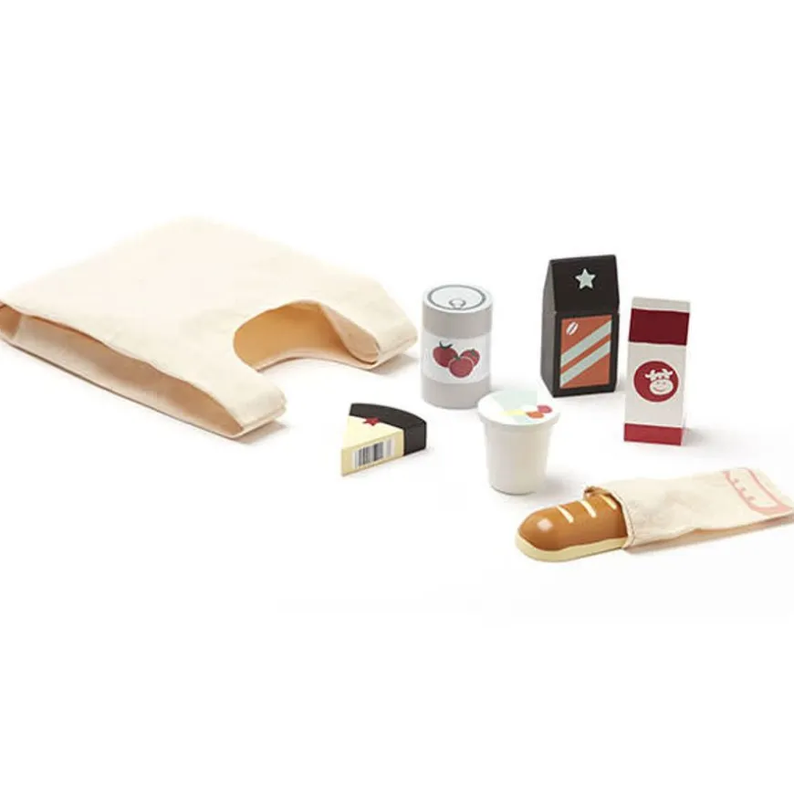 Houten Boodschappen Met Tas - Kids Concept +3 Jr