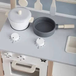Houten Keukentje - Natural-Wit - Kids Concept +2Jr