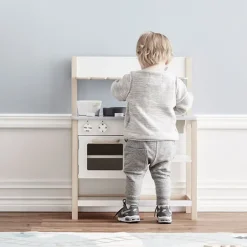 Houten Keukentje - Natural-Wit - Kids Concept +2Jr