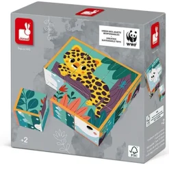 Janod Blokpuzzel Wilde Dieren Wwf®