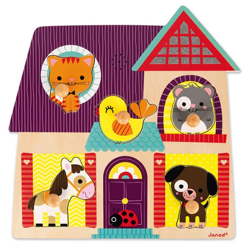 Janod Geluidenpuzzel Mijn Kleine Vriendjes